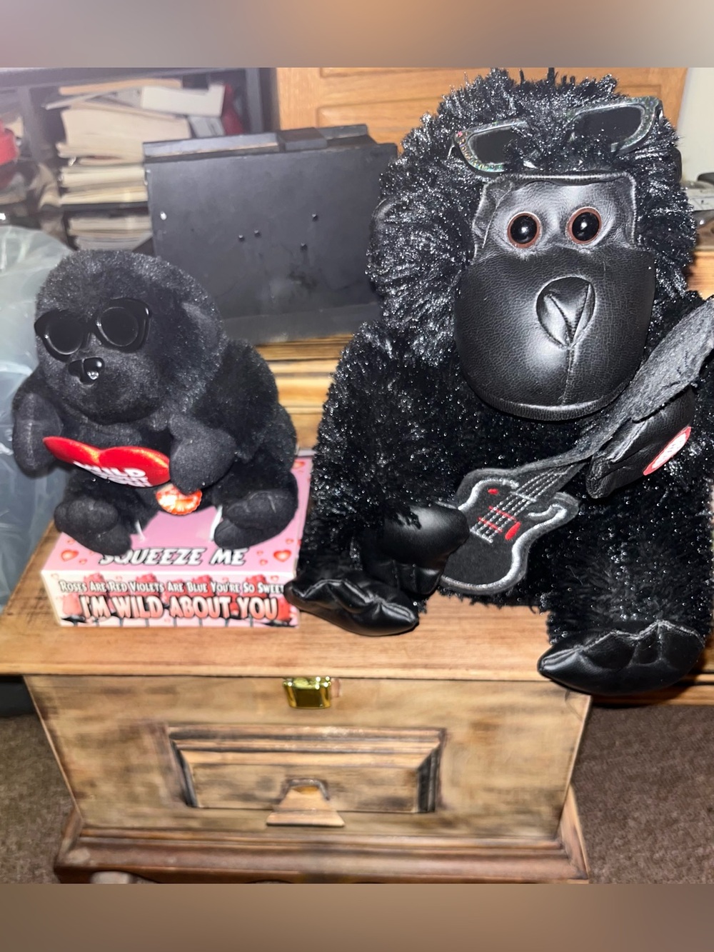 Hugfun Wild Thing Gorilla Animated Stuffed Plush Working Condition+Bonus Gorilla